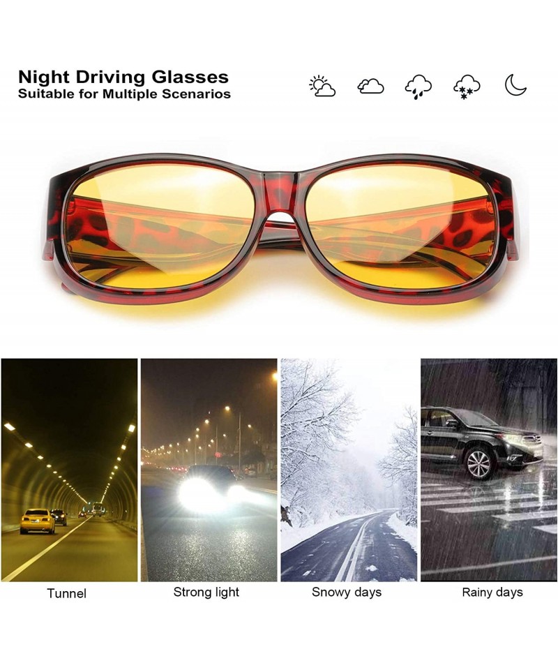 HD Night Vision Glasses for Driving Polarized Sunglasses Anti