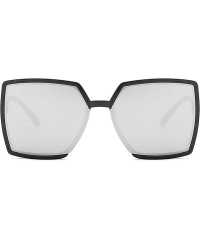 Sport Vintage style Irregular Sunglasses for Men or Women plastic AC UV 400 Protection Sunglasses - White - CP18SAT8AAY $17.97