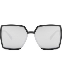 Sport Vintage style Irregular Sunglasses for Men or Women plastic AC UV 400 Protection Sunglasses - White - CP18SAT8AAY $17.97