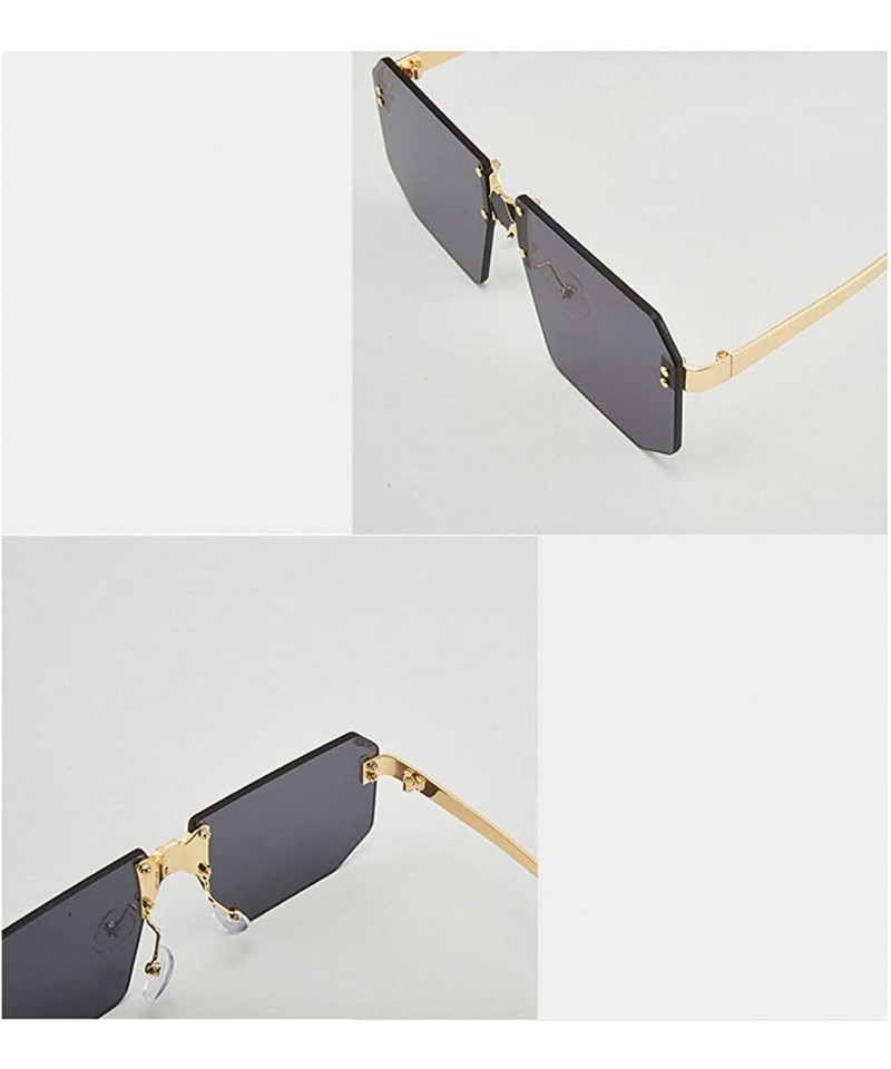 Funny Irregular Square Sunglasses Man Fashion Personality Brand