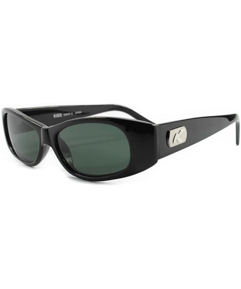 Rectangular Classic Vintage 80s 90s Rectangle Sunglasses - Black - CV18ECGG7UN $11.44