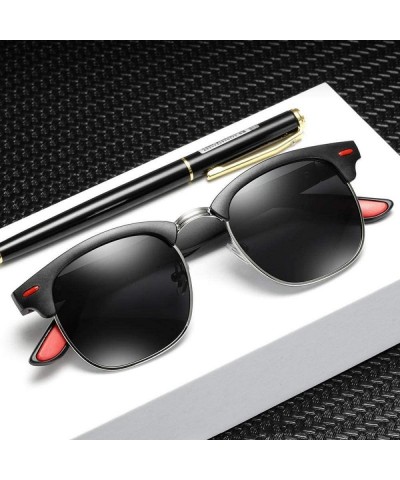 Aviator 2019 New Fashion Brand Designer Polarized Sunglasses Men Women Driving C3 - C2 - CN18YZX0IXN $9.63