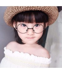 Goggle Metal Black Round Kids Sunglasses Little Girl/boy Child Glasses Goggles Oculos UV400 Small Face Suit 2~6 Age - C519859...