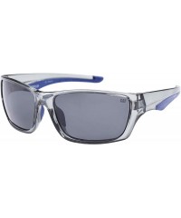 Sport Men's Rigger Wrap Sunglasses - Dark Grey Crystal - C818RKI6D7O $22.84