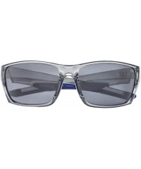 Sport Men's Rigger Wrap Sunglasses - Dark Grey Crystal - C818RKI6D7O $22.84