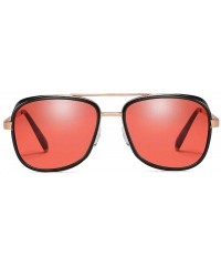 Shield Mens Womens Sunglasses Tony Style Retro Side Shield Square Sunglasses - C2 - CP18TMTQ2W5 $14.54