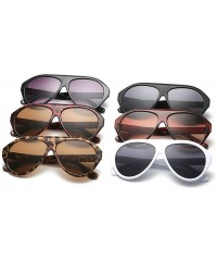 Goggle Ultra light Fashion Big Frame Brand Designer Pilot Sunglasses Vintage Mens Goggle UV400 - Leopard Browm - CZ18U60CQN7 ...