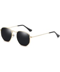 Oversized HD TAC Vintage Classic Polarized Sunglasses for Men Women around Rectangular Designer Style UV400 Protection - H - ...
