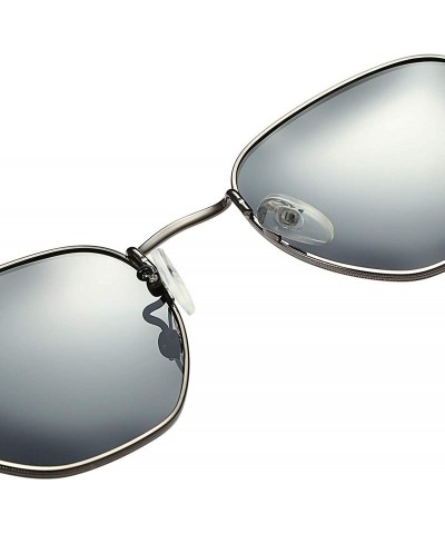 Oversized HD TAC Vintage Classic Polarized Sunglasses for Men Women around Rectangular Designer Style UV400 Protection - H - ...