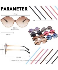 Sport Classic Oval Rivet Sunglasses for Women Studded Eyeglasses UV400 Protection WS074 - CT190HOZIQM $7.64