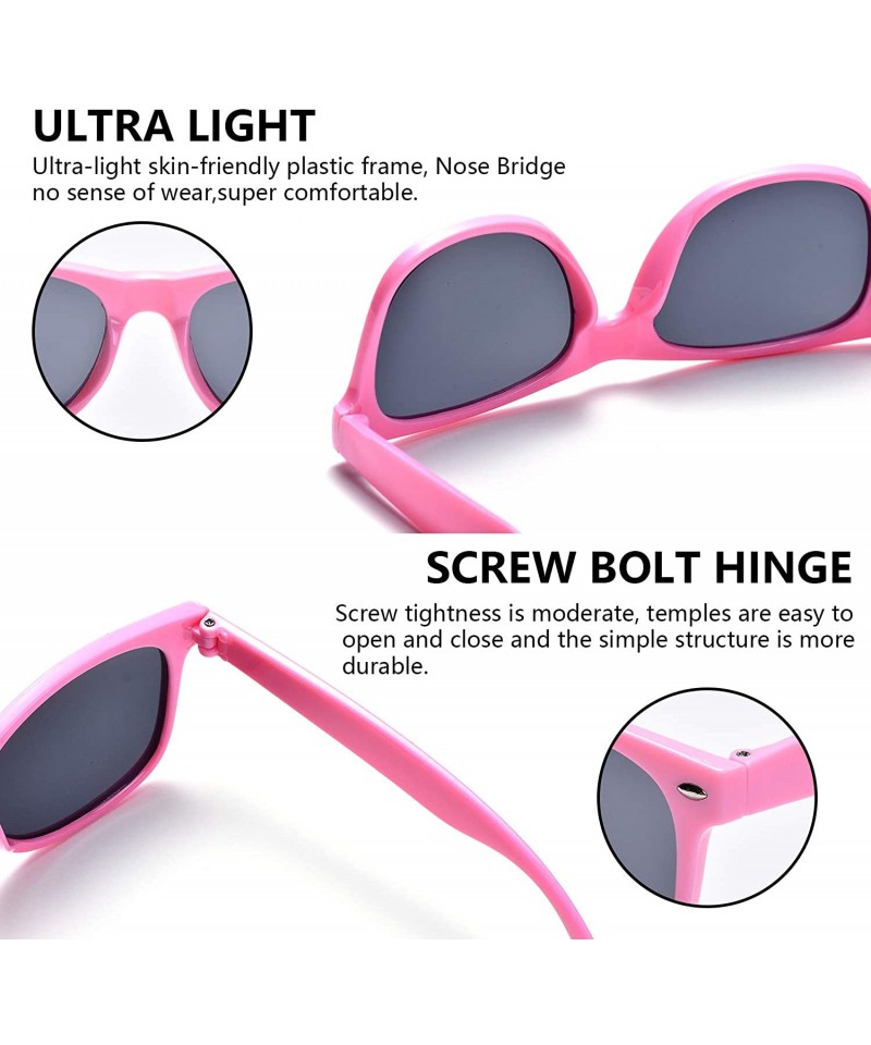 Wholesale Sunglasses Bulk for Adults Party Favors Retro Classic Shades 10  Pack - Pink - CP18REZKX3N
