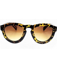 Oversized 6639 Premium Spike Steampunk BIKE MOTORCYCLE Retro Vintage harley gotica Style Sunglasses - Leopard Brown - CR18DR6...