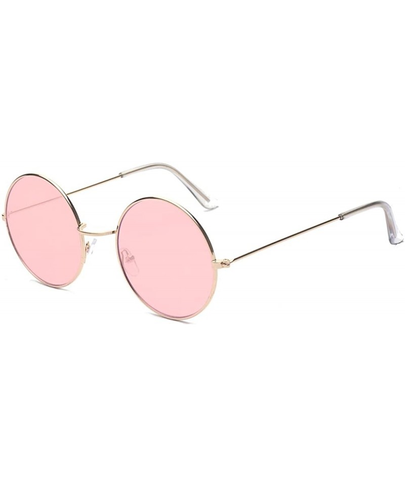 Nantucket Women's Round Retro Sunglasses - Transparent Sunglasses With See  Through Frames (Pink or Clear Transparent) –