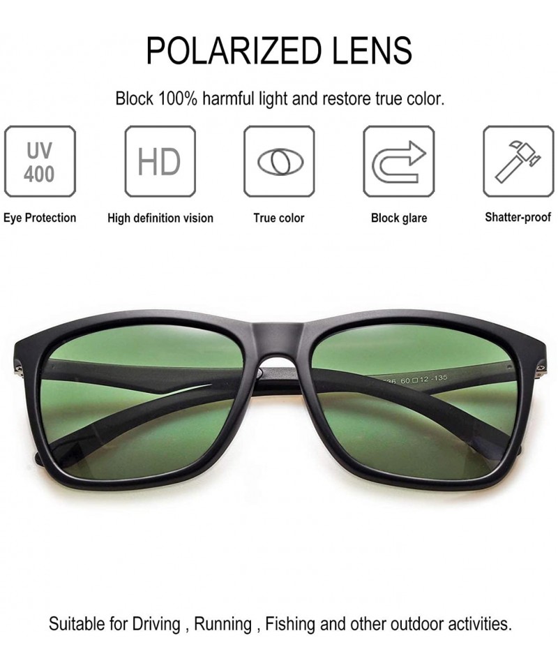 GYsnail Polarized Sunglasses for Men Women Vintage Aluminum