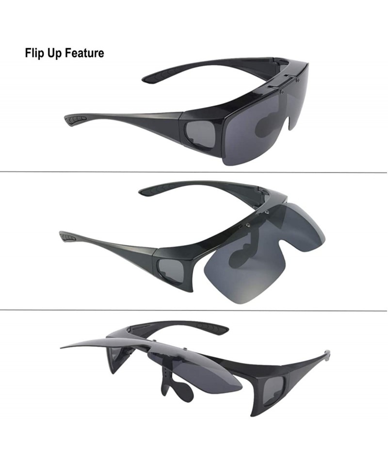 Sport Polarized Sunglasses for Men UV Protection Driving Fishing Sun  Glasses D620 - Black/Black - CQ18W2NDUTE