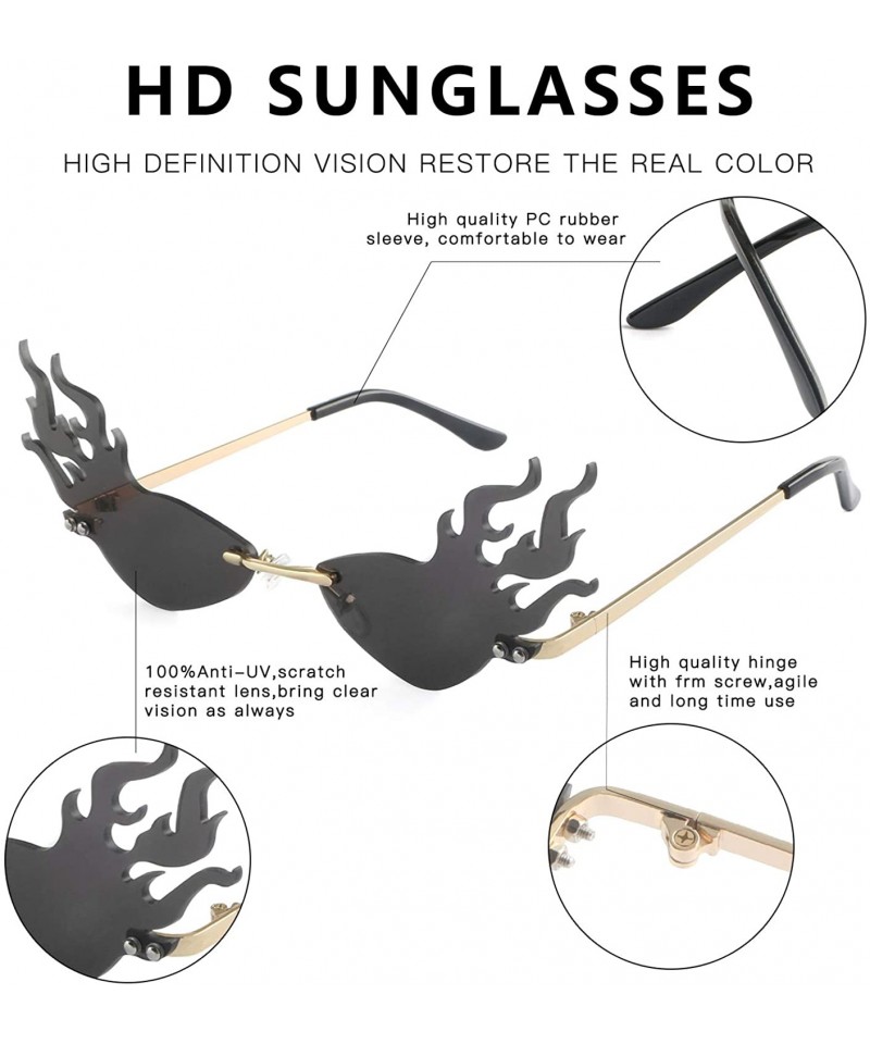 Flame Quartz Photochromic Cat-Eye Sunglasses