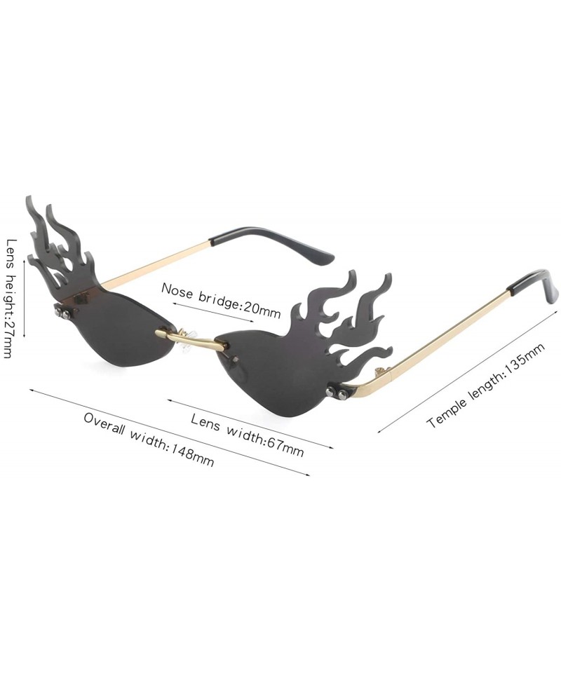 Flame Quartz Photochromic Cat-Eye Sunglasses