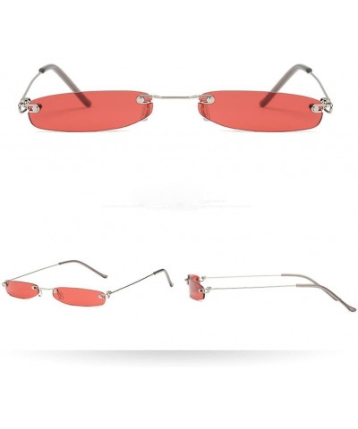 Rectangular Vintage Sunglasses Rectangular Eyewear - G - CR190HZ96C6 $6.37