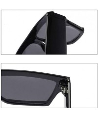 Oversized Retro Square Ladies Sunglasses Ladies Retro Oversized Ladies Luxury Brand Sunglasses Ladies - CM198QKI56N $36.70