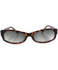 Rectangular Classic Vintage 80s Urban Indie Rectangle Sunglasses - Tortoise - C318ECENETA $14.07