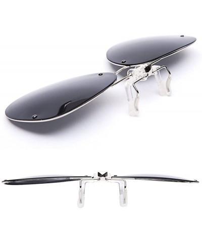 Oval Polarization Sunglasses Anti Glare Protection Suitable - Black - CE18E9L7DMQ $8.54