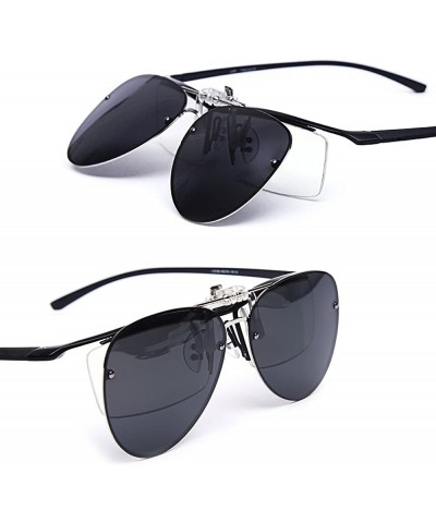 Oval Polarization Sunglasses Anti Glare Protection Suitable - Black - CE18E9L7DMQ $8.54