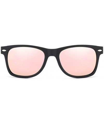 Goggle Women Fashion Square Polarized Sunglasses Classic Vintage Shades Rivet Sun Glasses Goggles UV400 - CI199QD5R07 $6.85