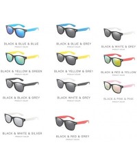 Goggle Women Fashion Square Polarized Sunglasses Classic Vintage Shades Rivet Sun Glasses Goggles UV400 - CI199QD5R07 $6.85