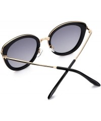 Oversized Classic Shades Cat Eye Sunglasses for Women - Polarized Arrow Style Frame - UV400 Protection - CC18QZOTNID $16.61