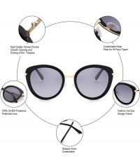 Oversized Classic Shades Cat Eye Sunglasses for Women - Polarized Arrow Style Frame - UV400 Protection - CC18QZOTNID $16.61